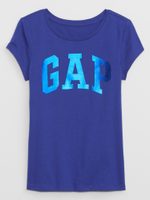 GAP 792399-00 Dětské tričko s metalickým logem Tmavě modrá