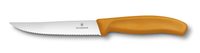VICTORINOX 6.7936.12L9 Steak nůž, vlnkované ostří, 12 cm, oranžový