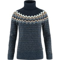 FJÄLLRÄVEN Övik Knit Roller Neck W, Navy-Dark Navy