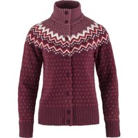 FJÄLLRÄVEN Övik Knit Cardigan W Dark Garnet