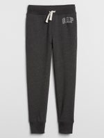 GAP 550068-05 Dětské tepláky fleece logo joggers Šedá