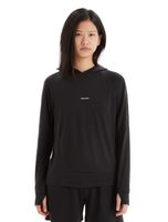 ICEBREAKER W Mer 125 Cool-Lite Sphere LS Hoodie GLASS