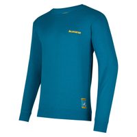 LA SPORTIVA Climbing on the Moon Sweatshirt M Turchese/Giallo