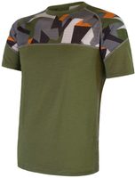 SENSOR MERINO IMPRESS men's shirt safari/camo