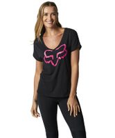 FOX Boundary Ss Top Black/Pink