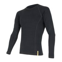 SENSOR MERINO DF men's long shirt. sleeve black