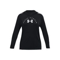 UNDER ARMOUR Tech Graphic LS Hoodie, Black