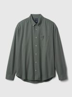 GAP Košile oxford standard fit Zelená