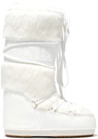 MOON BOOT ICON FAUX FUR optical white