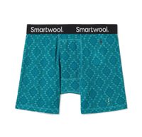 SMARTWOOL M MERINO PRINT BOXER BRIEF BOXED, deep lake