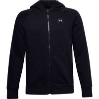 UNDER ARMOUR UA RIVAL FLEECE FZ HOODIE KID, Black