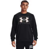 UNDER ARMOUR UA Rival Terry Logo Crew, Black