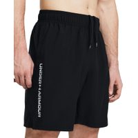 UNDER ARMOUR Woven Wdmk Shorts, Black / White