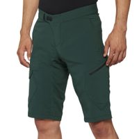 100% RIDECAMP Shorts Forest Green