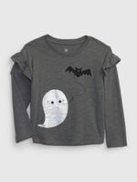 GAP 786250-00 Dětské tričko s potiskem Halloween Šedá