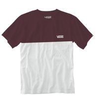 MN COLORBLOCK TEE WHITE/PORT ROYALE