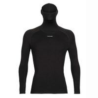 ICEBREAKER M Merino LS Roll Neck, BLACK