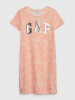 GAP 803141-00 Dětské šaty s logem Oranžová