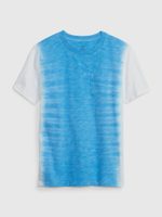GAP 585747-13 Dětské tričko s kapsičkou Modrá