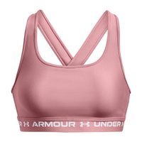 UNDER ARMOUR Crossback Mid Bra, pink