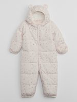 GAP 724059-00 Baby kombinéza max snowsuit Růžová