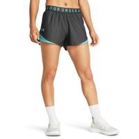 UNDER ARMOUR Play Up Shorts 3.0, Castlerock / Radial Turquoise / Radial Turquoise