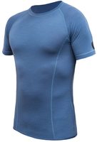 SENSOR MERINO AIR pánské triko kr.rukáv riviera blue