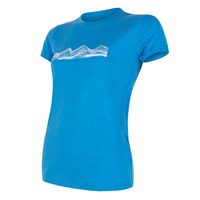 SENSOR MERINO ACTIVE PT MOUNTAINS women's shirt blue