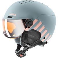 UVEX ROCKET JR VISOR, rhino-blush mat