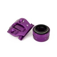 E*THIRTEEN Vario Infinite Dropper Post Collar and saddle Clamp Kit| Eggplant