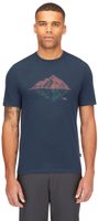 RAB Crimp Reflection Tee, tempest blue