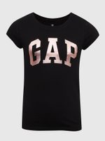 GAP 460525-00 Dětské tričko s logem GAP, Černá