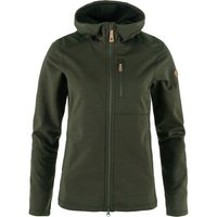 FJÄLLRÄVEN Keb Fleece Hoodie W, Deep Forest