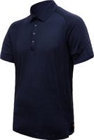 SENSOR MERINO ACTIVE polo pánské triko kr.rukáv deep blue