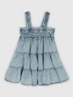 GAP 600678-00 Baby džínové šaty Modrá