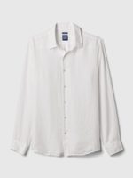 GAP 855351-05 Lněná košile Bílá