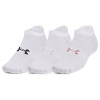 UNDER ARMOUR UA Essential No Show 3pk, White