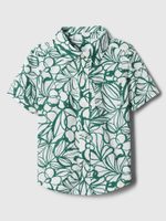 GAP 861755-00 Dětská vzorovaná košile Zelená