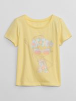 GAP 621465-00 Dětské tričko s potiskem Žlutá