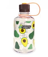 NALGENE Narrow Mouth 500 ml, Clear w/Avocados print