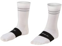 TREK Vysoké závodní reflexní ponožky, bílá