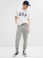 GAP 680115-04 Tepláky french terry joggers Šedá