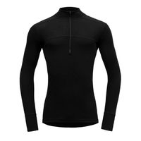 DEVOLD Lauparen Merino 190 Zip Neck Man Black