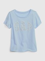 GAP 629037-01 Dětské tričko s logem Modrá