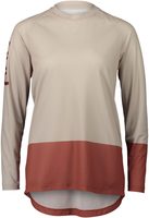 POC W's MTB Pure LS Jersey Light Sandstone Beige/Himalayan Salt