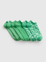 GAP 811588-05 Nízké ponožky, 3 páry Zelená