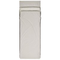 SEA TO SUMMIT Silk Blend Sleeping Bag Liner - Rectangular w/ Pillow Sleeve Moonstruck Grey