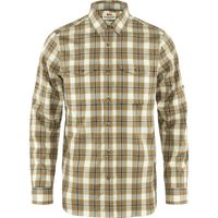 FJÄLLRÄVEN Singi Flannel Shirt LS M Buckwheat Brown-Patina Green