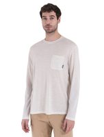 ICEBREAKER M Mer Tech Lite III LS Relaxed Pocket Te ECRU HTHR