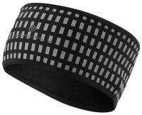 RONHILL AFTERHOURS HEADBAND, blk/brwht/rft